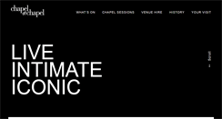 Desktop Screenshot of chapeloffchapel.com.au