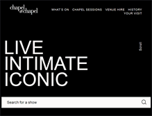 Tablet Screenshot of chapeloffchapel.com.au